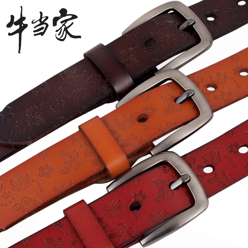 women's belt genuine leather strap female women's strap cowhide fashion all-match belt