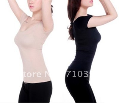 Women's body sculpting long sleeved t shirt NBS394