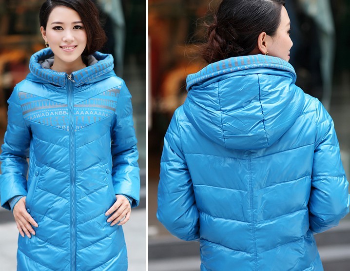 Women's candy color wadded jacket outerwear casual cotton-padded jacket medium-long down cotton cotton-padded jacket