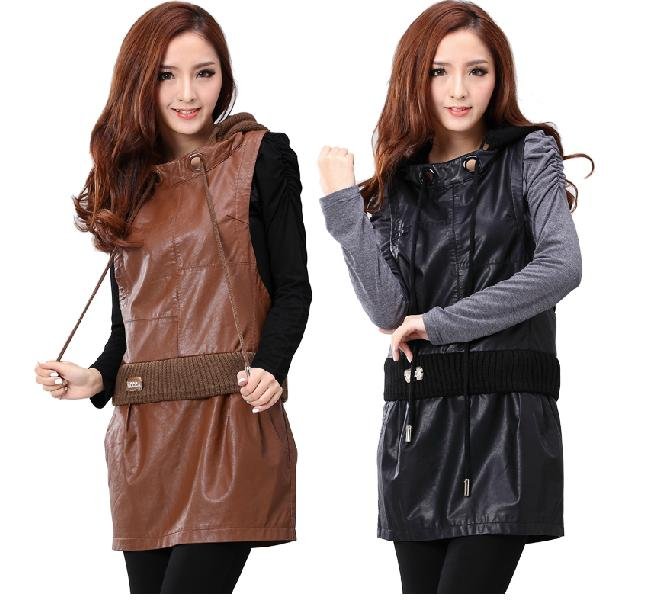 Women's clothing cultivate one's morality vest bag nepotism cap hip temperament leather skirt dress new spring clothing