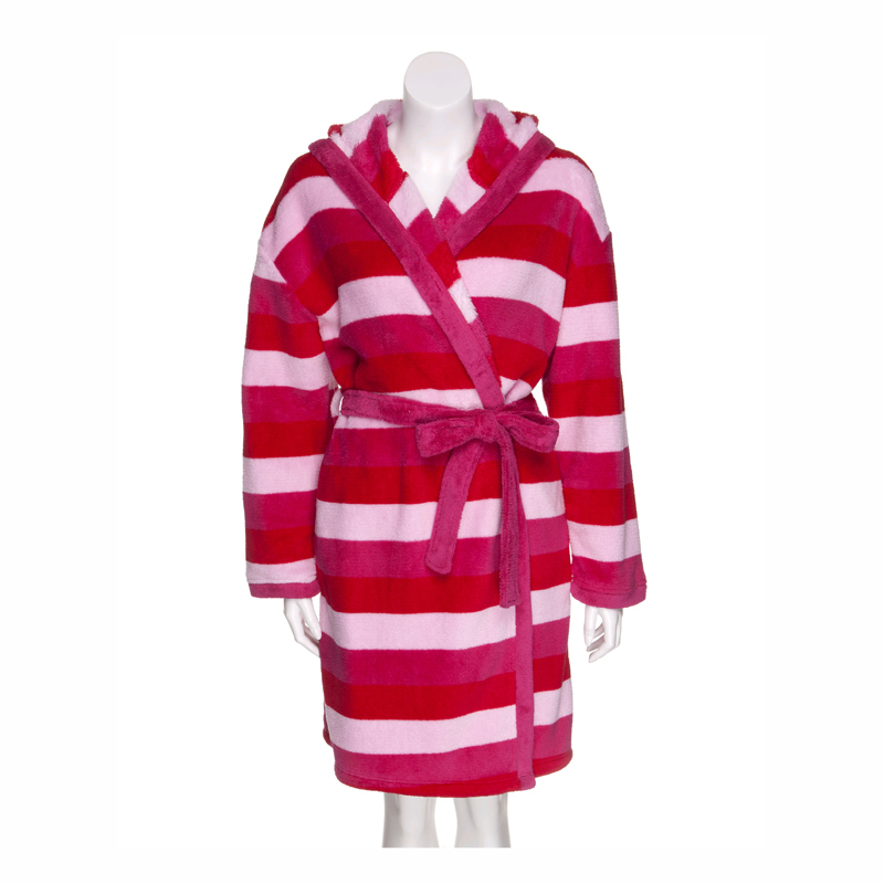 Women's color small plus size coral fleece robe bathrobes 476