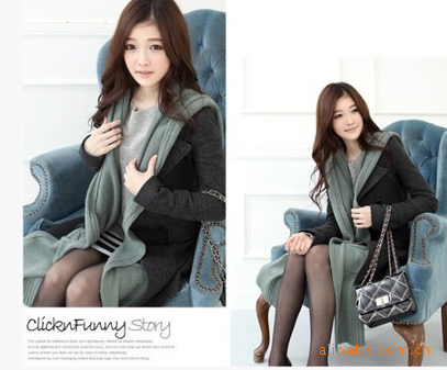 women's double breasted woolen trench stand collar outerwear overcoat casual outerwear