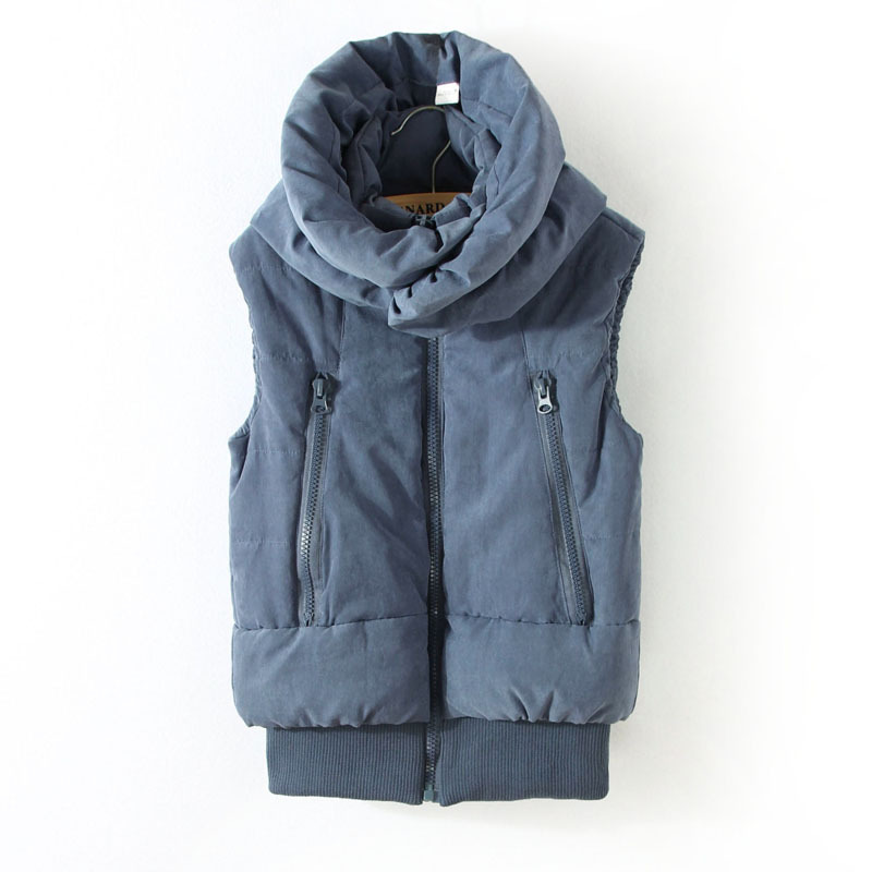 Women's end of a single independent elastic cotton muffler scarf cotton vest coat vest