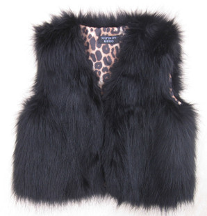 Women's fake  fur vest fox fur rabbit fur vest