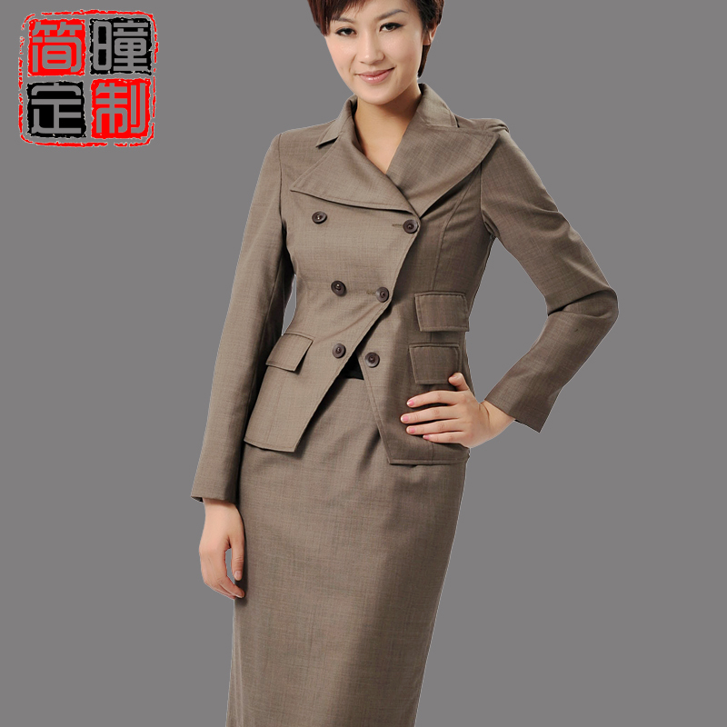 Women's fashion skirt autumn and winter gentlewomen ol suit half-skirt set a037