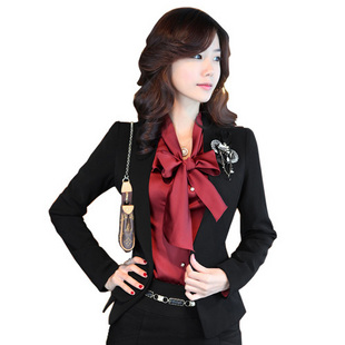 Women's formal autumn and winter ol women's work wear suit set fashion skirt piece set work wear