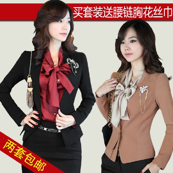 Women's formal spring ol women's work wear suit set fashion skirt piece set female work wear