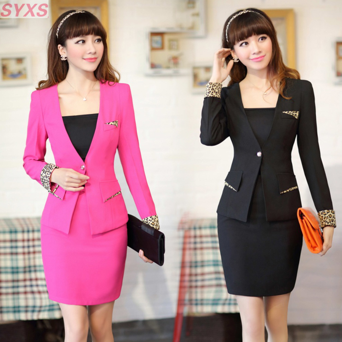 Women's formal spring ol women's work wear suit set fashion skirt piece set work wear sets