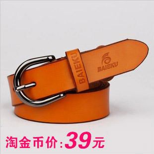 Women's Genuine leather belt fashion leather strap casual belt 3110#