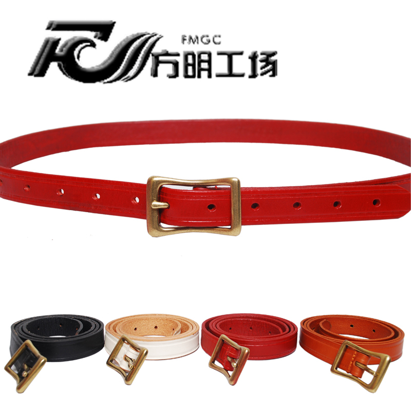 Women's genuine leather belt tieclasps lengthen first layer of cowhide belt fashion all-match decoration accessories