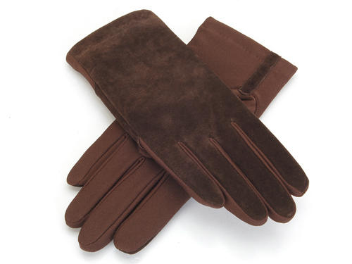 Women's genuine leather gloves pigskin patchwork double layer thermal gloves winterisation zpr-5