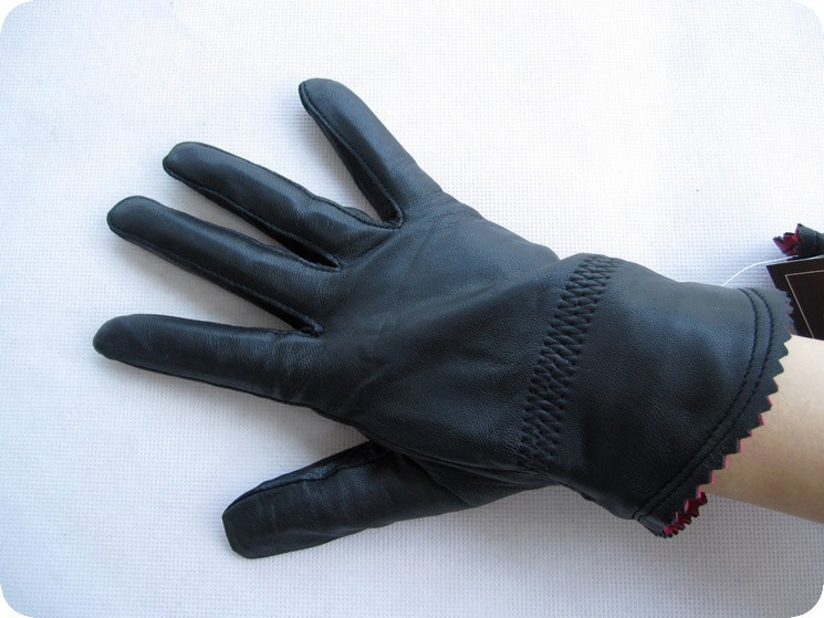 Women's genuine leather gloves sheepskin gloves full leather gloves yarn genuine leather gloves