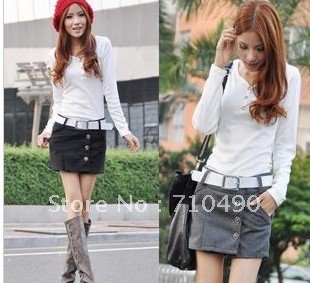 Women's han edition joker female trousers fashionable hair intimate shorts boots pants match chatelaine skirts pants