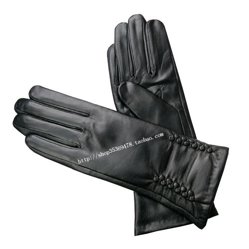 Women's high quality genuine leather sheepskin gloves leather