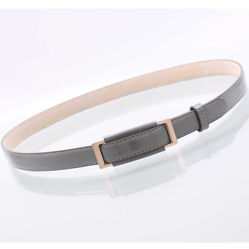 Women's  japanned leather casual belt pin buckle strap women's