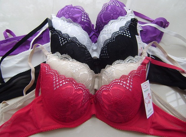 Women's Lace Floral Bra Sexy Brassiere Lingerie 34/75,36/80,38/85  Cup:B,C  7pcs/lot