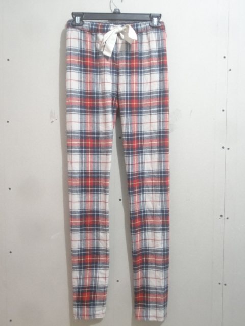 Women's lounge pants male lounge pants 100% cotton plaid pajama pants ETAM trousers