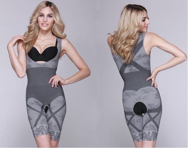 women's Magic slimming underwear ,bamboo charcoal slimming suits ,gray color, Sculpting Underwear 5 pcs / lot , free shipping