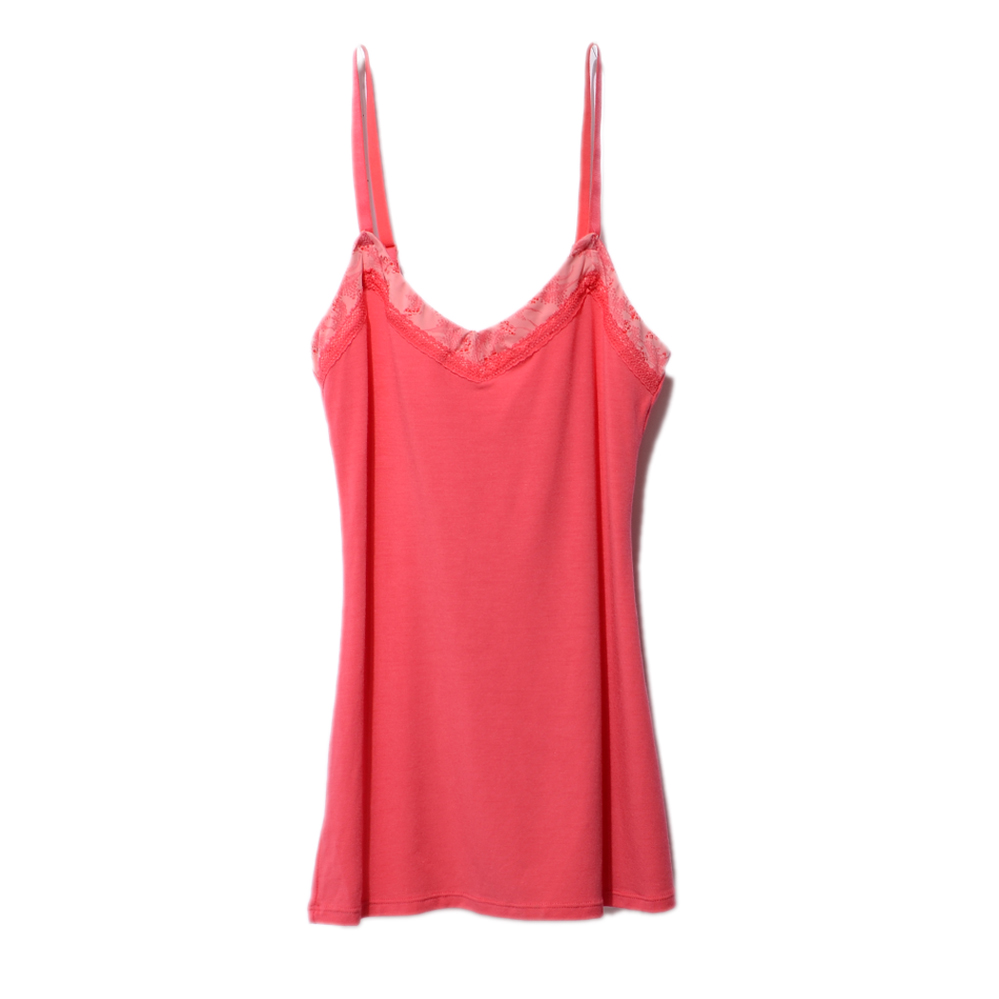 Women's modal spaghetti strap vest women's pink small vest comfortable net colored spaghetti strap vest