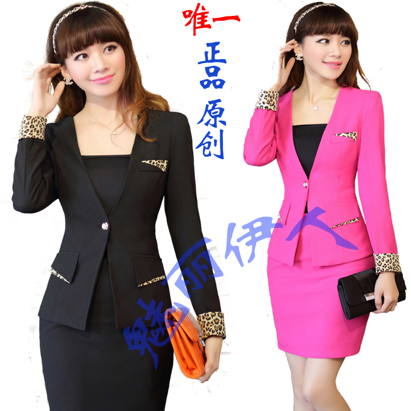 Women's new arrival 2013 slim fashion work wear set piece set skirt work wear