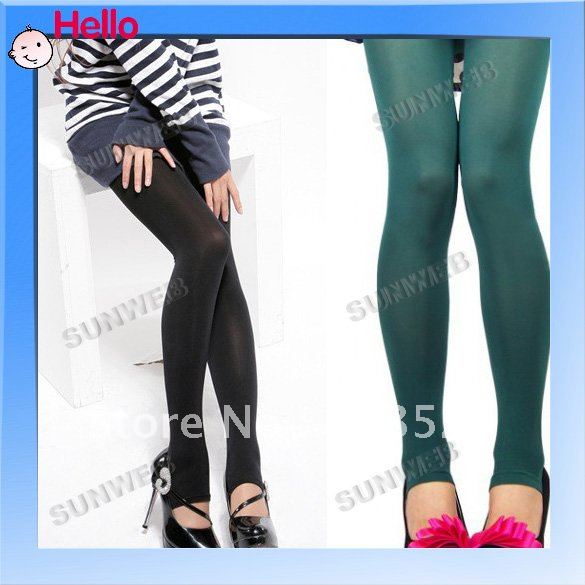 Women's Opaque Pantyhose Tights Stockings Leggings pants 5 colors free shipping 3345