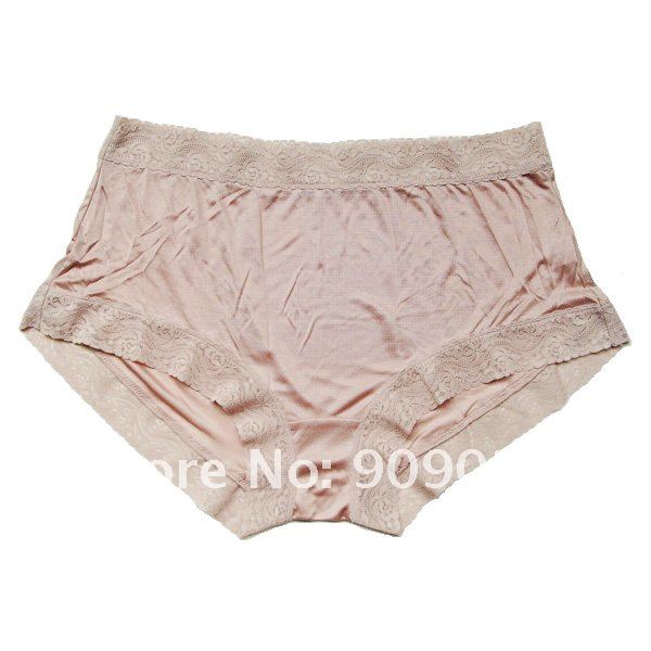 Women's Panty Briefs Lady's Underwear 100% Mulberry Silk knitted with Lace 20pcs/lot Free Shipping Allow Mix a20121102-1310