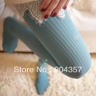 Women's Pantyhose Sockings Sexy Leg Vertical Stripes Ladies Leggings Tihts Slim Japanese style