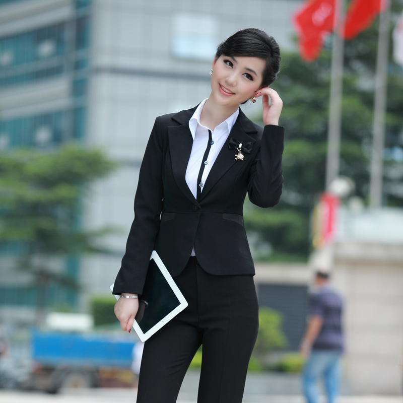 Women's professional set elegant women's formal work wear taoku professional skirt sf12102