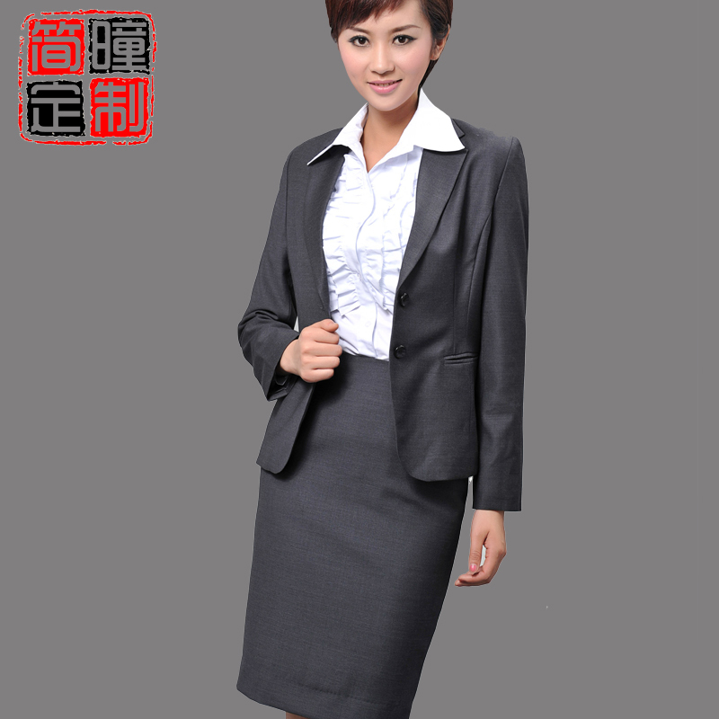 Women's professional set fashion o-mei fashion skirt autumn and winter gentlewomen ol plus size female winter a014