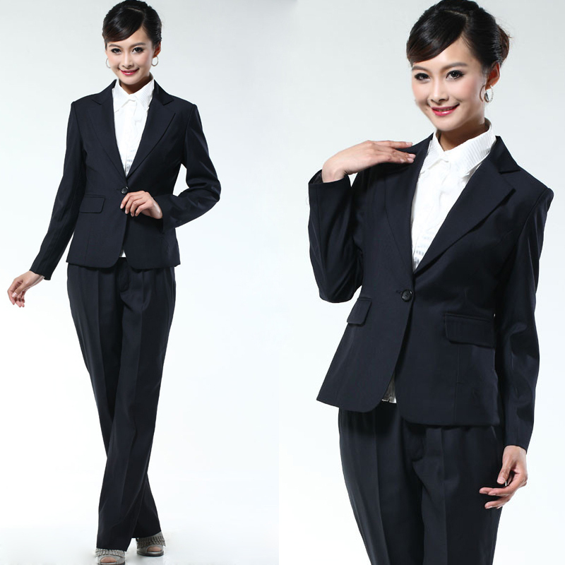 Women's professional set spring and autumn work wear women's work wear slim formal fashion