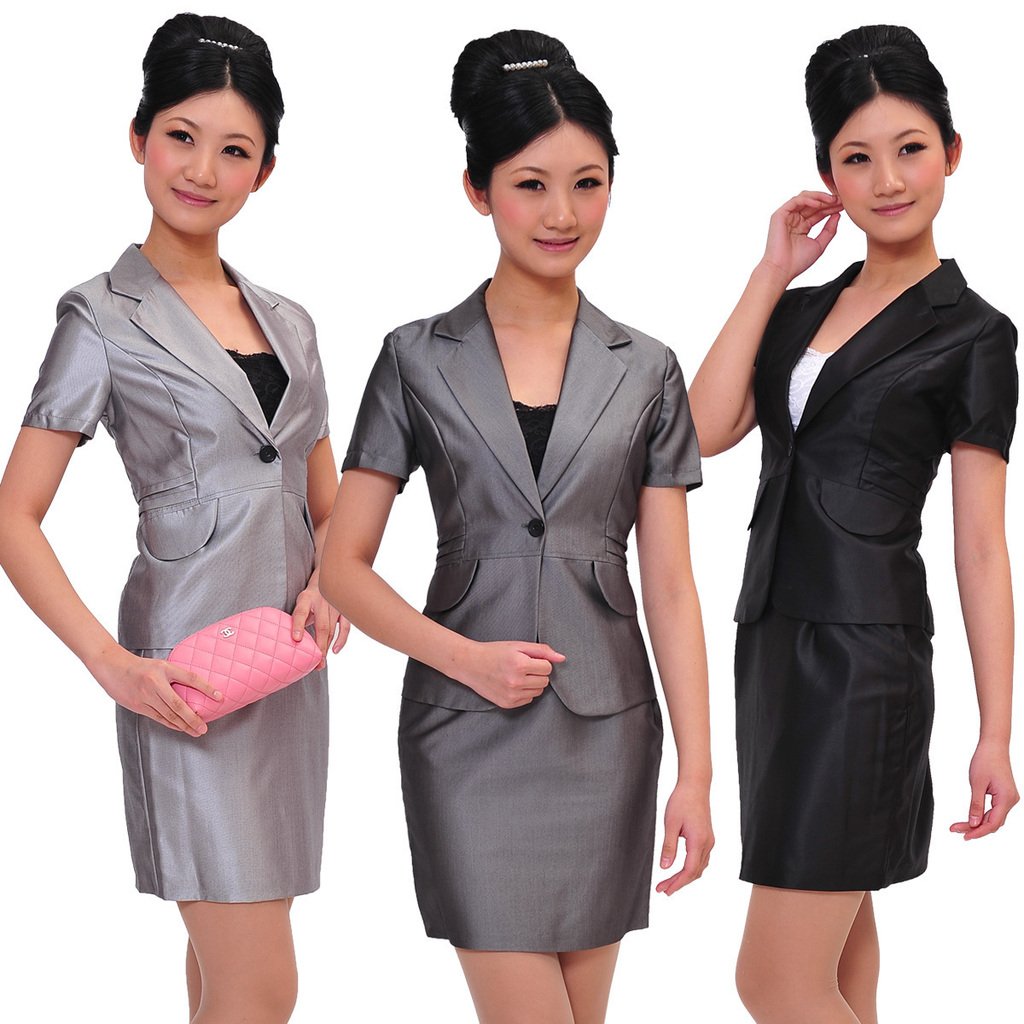 Women's professional skirt summer work wear female ol tailored skirt professional set