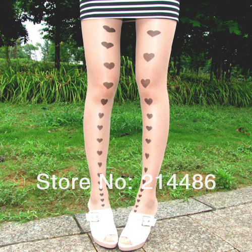 \"Women\'s Sexy Sheer Transparent Tattoo Pantyhose Hot Selling