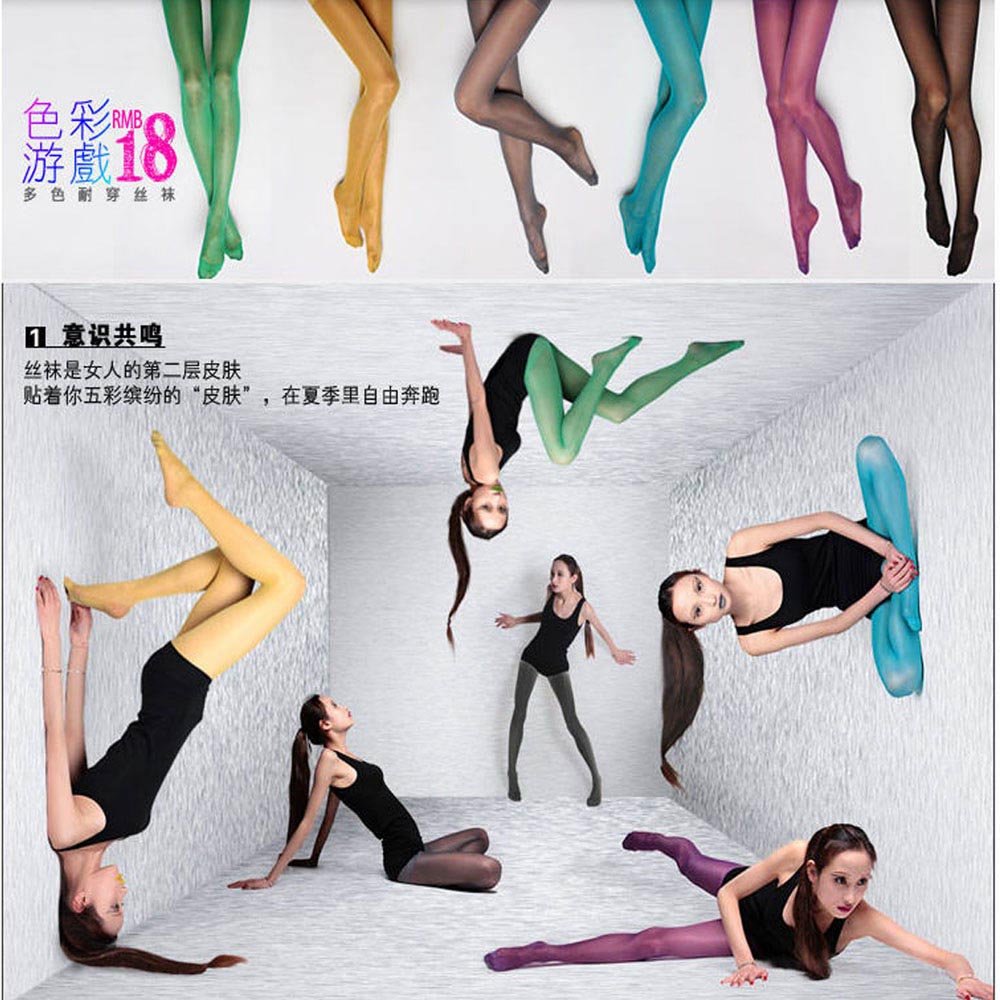 Women's Sexy show thin leg socks80D velvet color pantyhose  Wholesale & Retail  W32