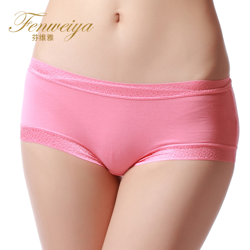 women's shorts modal breathable pants mid waist sexy panties underwear