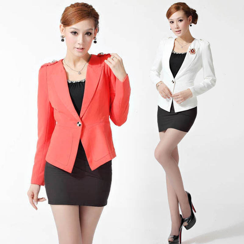 Women's skirt ol suit jacket bust skirt twinset set