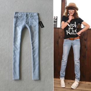 Women's spring jeans slim skinny pants pencil pants fashion jeans