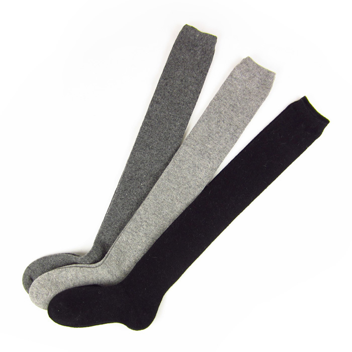 women's stockings wool socks over-the-knee thermal stocking three-color Free shipping