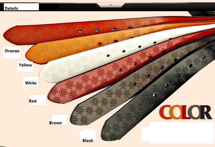 Women's strap cowhide Women lengthen belt female all-match vintage women's strap genuine leather