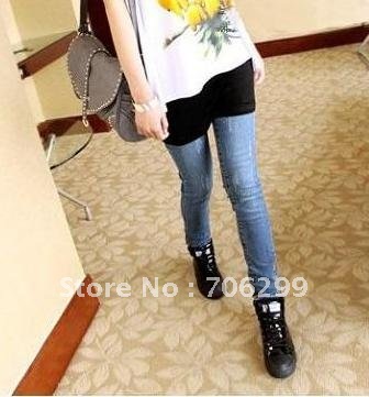 Women's tight pants pants feet/pencil/cultivate one's morality jeans PAWS female trousers