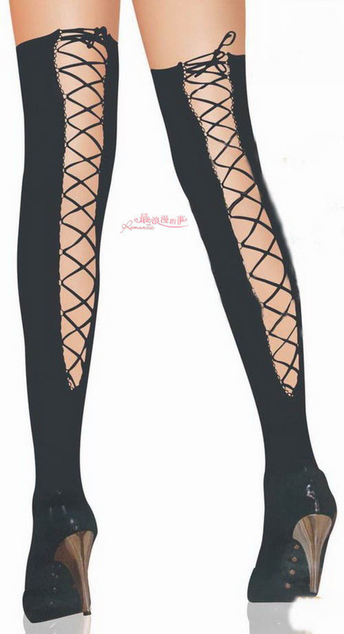 Women's underwear leg sexy over-the-knee one-piece stockings 7996