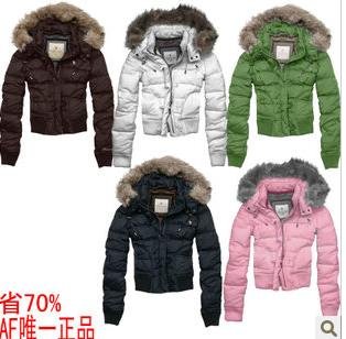 Women's Winter Jackets Lady Short Design Down Coat with a hood shiny multicolors Candy color Plus Size XL SWS201