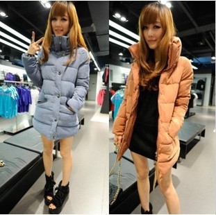 Women's winter thickening outerwear stand collar thermal cotton-padded jacket wadded jacket