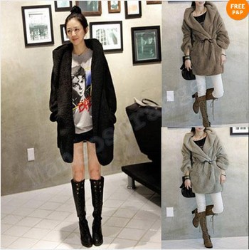 Women's Winter Warm Hoodie Down Warm Outerwear Cardigan Jacket Coat 3 Color