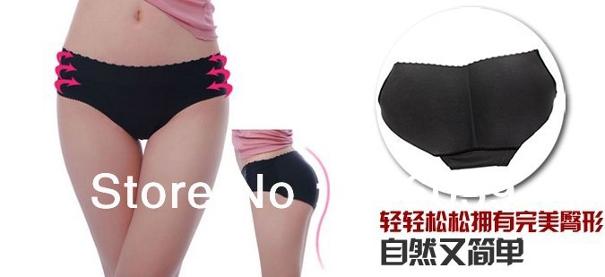 Women Seamless Pants Padded Buttocks Briefs Pad Hip Bottom Pants Free Shipping