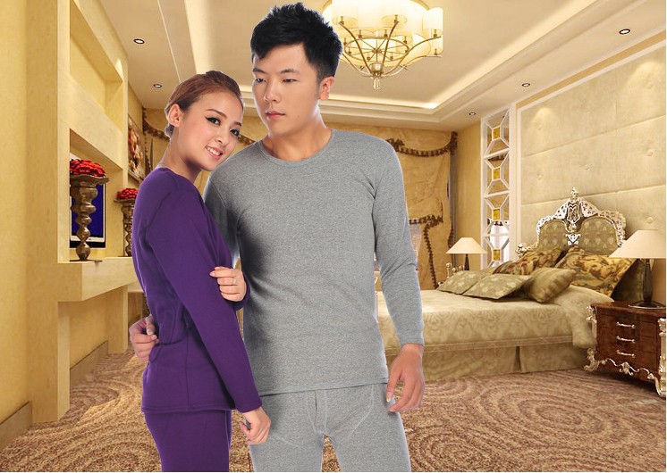 Women thermal Underwear Couple Suit thermal Long Johns CM-X0009