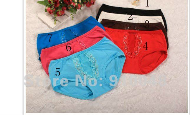 women thongs / lace briefs #K3938/   factory directly sell / wholesale & retail /  free shipping