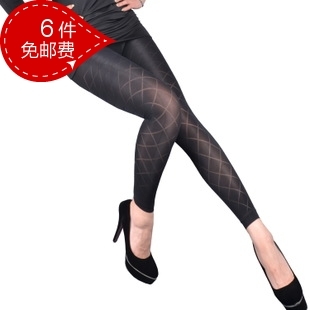 Women wear pantyhose, stockings  not even the feet diamond lattice pattern wholesale or buy Suitable for spring and autumn wear