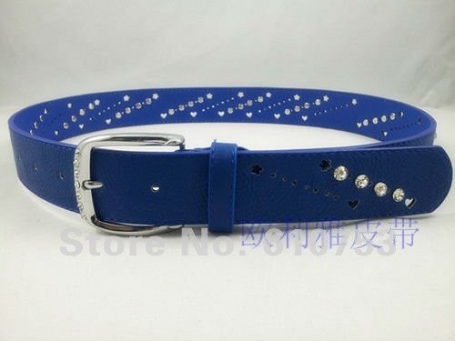 womenbelts for womenpu leather rhinestone belt, MixedLot wholesale,western lady rhinestone belt, rivit women belt