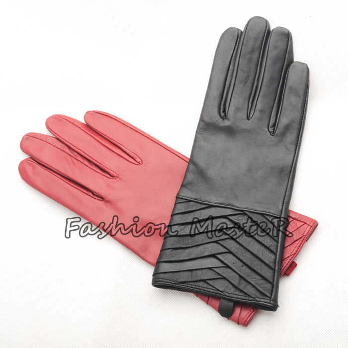 WOMENS 100% GENUINE LEATHER FASHION GLOVES BNWT