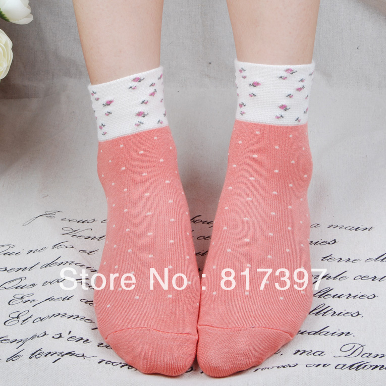 Womens bamboo fibre  cotton socks gz42